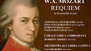 Lacrimosa, Larghetto - Requiem W. A. Mozart