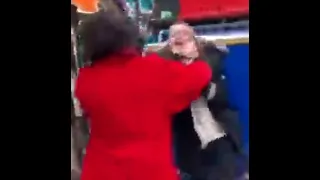 Ezra Miller chokes female fan and throws her on ground