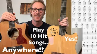Play 10 Hit Songs Anywhere on Guitar