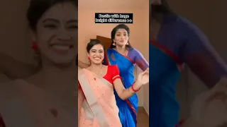 Pandavar illam serial actress cute expression dance Instagram | vijay tv pandavar illam serial(3)