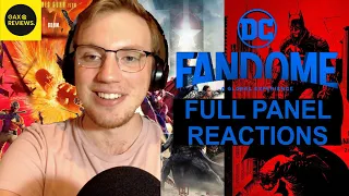 DC FanDome: Full Panel, JL Snyder Cut Trailer, Suicide Squad, and Batman Trailer Reactions and MORE!