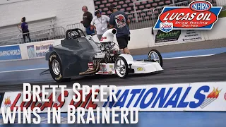 Brett Speer wins Comp Eliminator at Lucas Oil NHRA Nationals