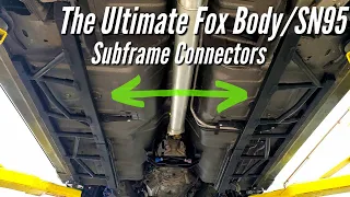 Ford Mustang Subframe Connector & Jacking Rail Install. 1979-2004 (Maximum Motorsports & Stifflers)