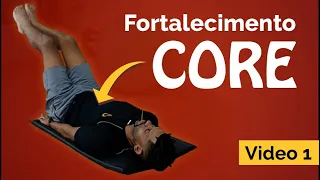 Medo da DOR LOMBAR? - Exercícios de fortalecimento do CORE  - Ideal p/ Hérnia e dor Ciática #01