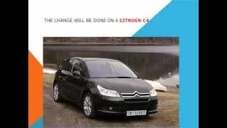 How to replace the air cabin filter   dust pollen filter on a Citroen C4