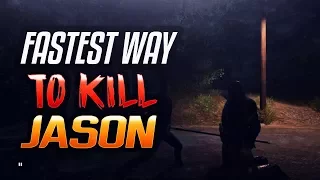 FASTEST WAY TO KILL JASON TUTORIAL!- FRIDAY THE 13TH GAME! STEP BY STEP