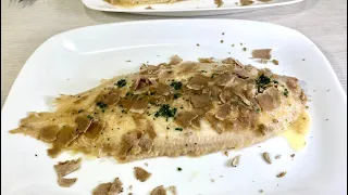 Sogliola al tartufo Bianco