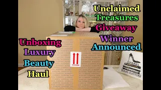 Unboxing Luxury Beauty! Chanel, YSL, Gucci, Sisley, By Terry. Unclaimed Treasures Giveaway Winner