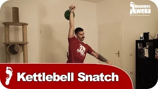 One arm Snatch (Reißen) | richtige Technik mit der Kettlebell