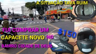 FOI NO BAIRRO CIDADE DE DEUS RJ COMPRA UM CAPACETE