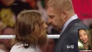 WWE Raw 1/27/14 The Shield Interrupts Daniel Bryan. Sheamus/Cena for the SAVE Live Commentary