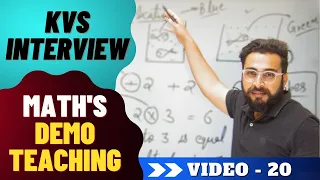 Math's ऐसे पढ़ा दिया तो KVS Demo Teaching में आएंगे Full Marks... KVS Math Demo Teaching