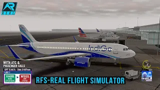 RFS - Real Flight Simulator -Mumbai to Singapore||Full Flight|A320neo||Indigo||FullHD||Real Route
