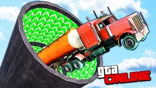 НА ВОЛОСКЕ ОТ СМЕРТИ НА САМОМ СЛОЖНОМ СКИЛЛ ТЕСТЕ НА ГРУЗОВИКАХ В GTA 5 ONLINE