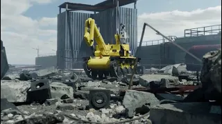 Ликвидаторы запускают робота "Джокер" на крышу (Чернобыль)