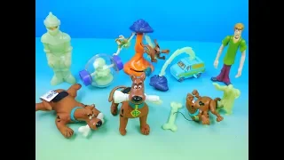 2000 SCOOBY DOO and THE ALIEN INVADERS FULL SET OF 8 BURGER KING COLLECTION VIDEO REVIEW