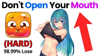 DON'T OPEN your mouth while watching this video!... (REMATCH)