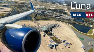 Full Flight - Delta Airlines Boeing 757-300 Flight From Orlando to Atlanta