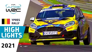 Junior WRC HIGHLIGHTS Day 3 : Renties Ypres Rally Belgium 2021 : Junior WRC Highlights and Results