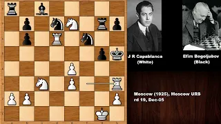 Capablanca vs Efim Bogoljubov - Moscow (1925)