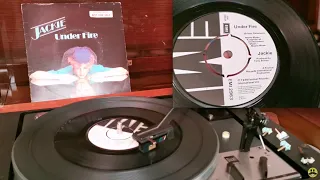 Under Fire ~ Jackie ~ 1979 EMI Vinyl Single ~ 1970's DISCO Classic Should've Been ~ Dual 1215 P77
