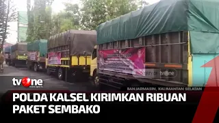 Polda Kalsel Kirimkan Paket Sembako untuk Korban Gempa Cianjur | tvOne