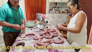 ELES ENSINARAM A FAZER O SALAMINHO CASEIRO, RECEITA GAUCHA.