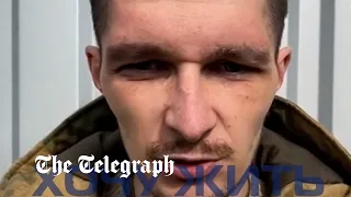 Mobilised Russian soldier describes surrendering to Ukrainian forces