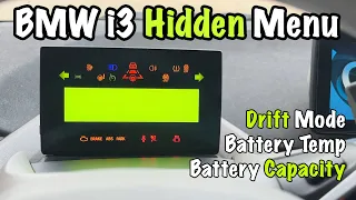 BMW i3 Hidden Menu - Battery Capacity Check