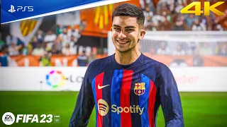FIFA 23 - Barcelona vs Valencia - La liga 22/23 Full Match | PS5™ Gameplay [4K60]