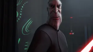 Clone Wars S6 Anakin and Obi-Wan vs Dooku Theme (Darth Tyranus Revealed)