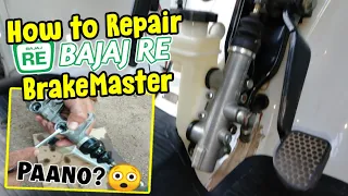 HOW TO REPAIR BRAKE MASTER OF BAJAJ RE DIY | BRAKE MASTER REPAIR