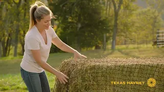 How To Use a Large Square Bale Hay Net