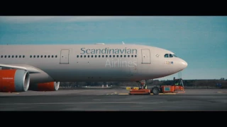 Airbus A330 SK955 Pushback