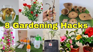 8 Gardening Hacks for all seasons | Fertilizer for plants [English cc]