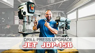 HUGE UPGRADE for My Small Shop - JET Woodworking JDP-15B Drill Press