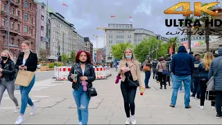 [4K HDR] First Day after Lockdown Hamburg city Tour. Shopping time . Germany 🇩🇪 2021