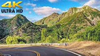 L.A. Mountain Scenic Driving - Glendora Mountain Road California 4K