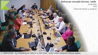 27.09.2023 Ķekavas novada domes sēdes 2.daļa