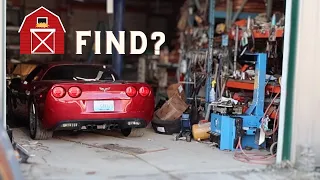 Abandoned C6 Corvette goes for a RIP!