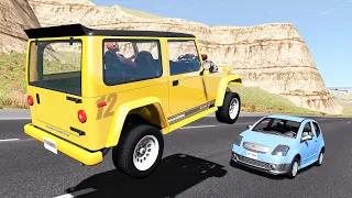 High Speed Traffic Crashes #78 - BeamNG Drive | CrashBoomPunk