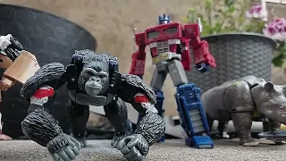 Transformers Rise of the Beasts trailer teaser stop-motion