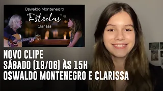 Teaser  CLIPE: Oswaldo Montenegro e Clarissa - "Estrelas" (Oswaldo Montenegro) .