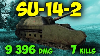 SU-14-2 || 9 396 Damage - 7 kills || World of Tanks