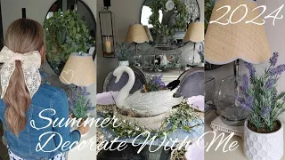 🌱NEW🌱 2024 SUMMER  DECORATE WITH ME/DECORATE WITH ME FOR SPRING🌱 FARMHOUSE COTTAGE DECOR🌱