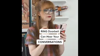 RING Doorbell Can Hear Your Conversations😱 #shorts