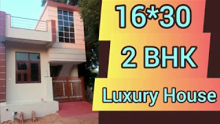 16 * 30 | 2 BHK Luxury House with Parking | 480 Sqft Area | 53 Gaj | KDPRA Builders