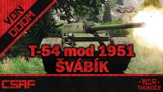 War Thunder CZ - Tanky (58.díl) - T-54 mod 1951 - Švábík [FullHD]