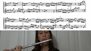Loeillet: Sonata No. 1 Adagio (Play Along)