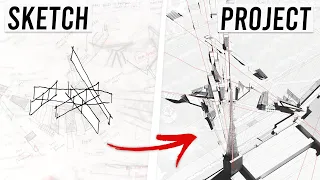 Design Workflow as an Architecture Student. My Project from Start to Finish